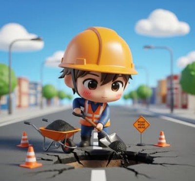Bé Bi Chuyên Lấp Hố