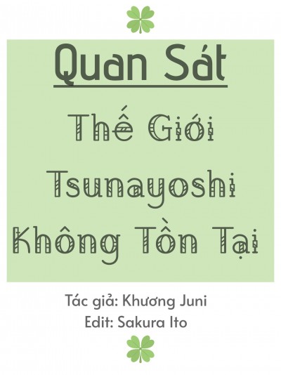 Quan Sát: Thế Giới Tsunayoshi Không Tồn Tại